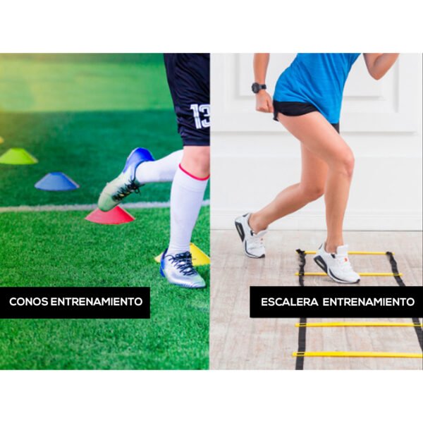 KIT DE ENTRENAMIENTO/3 VALLAS+1 ESCALERILLA +10 CONOS - Imagen 4