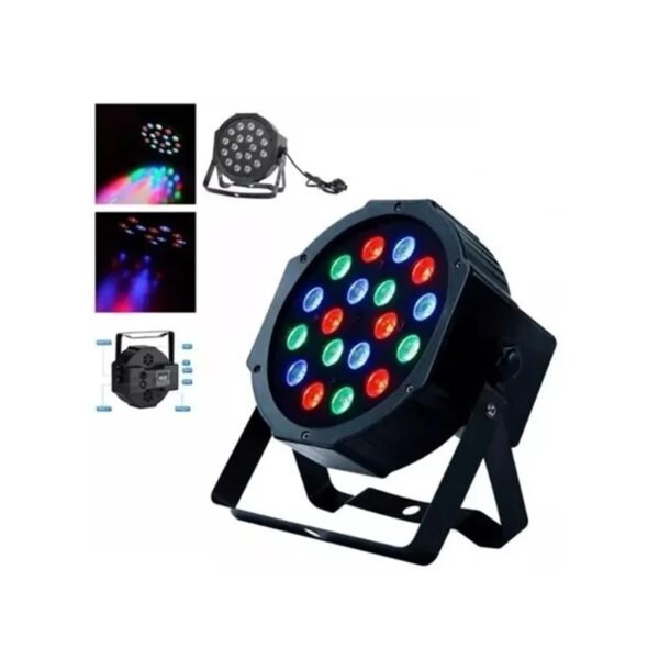 FOCO PAR 18 LED RGB 18X1W - Imagen 2