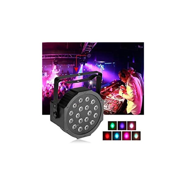 FOCO PAR 18 LED RGB 18X1W - Imagen 7