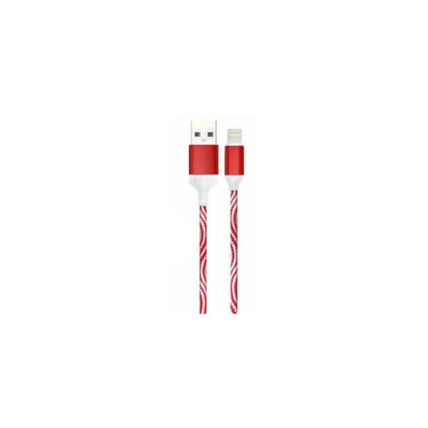 CABLE USB A LIGHYNING. RED