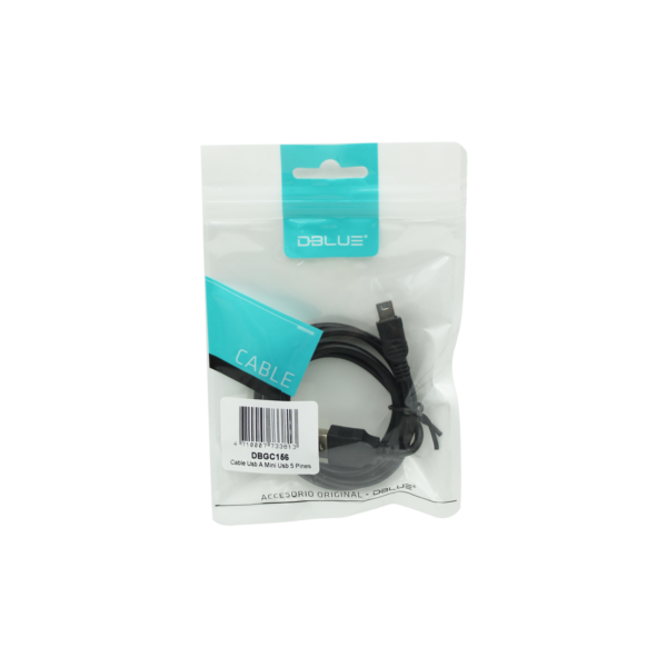CABLE USB A MINI USB 5 PINES