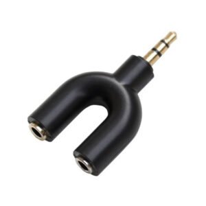 ADAPTADOR JACK 3,5MM MACHO A 2 JACK 3,5 HEMBRA