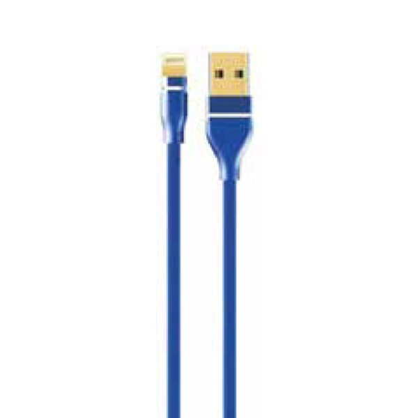 CABLE LIGHTNING USB IPHONE 5 / 6 IPAD . BLUE