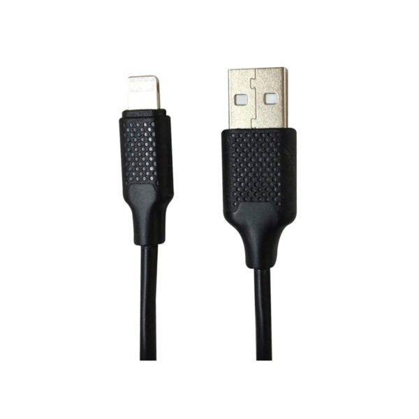 CABLE USB A LIGHTNING 2MTS. BLACK - Imagen 2