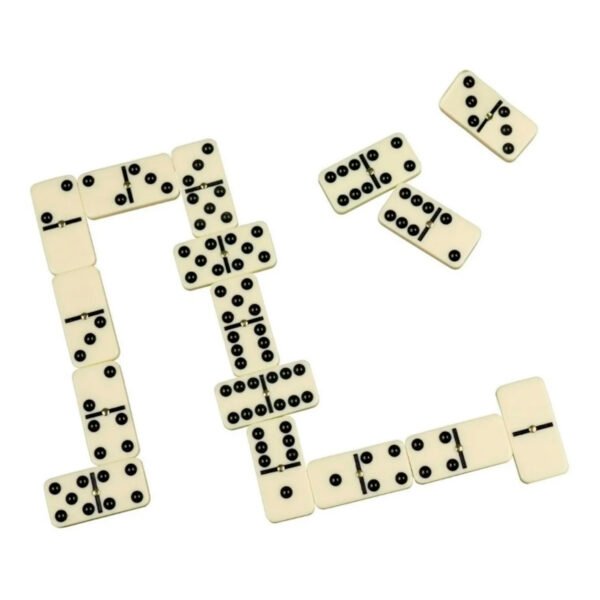 DOMINO EN CAJA DE PLASTICO ENGOMADA CON BROCHE, 28 PIEZAS, IDEAL PARA FAMILIA.40*20*6MM - Imagen 3