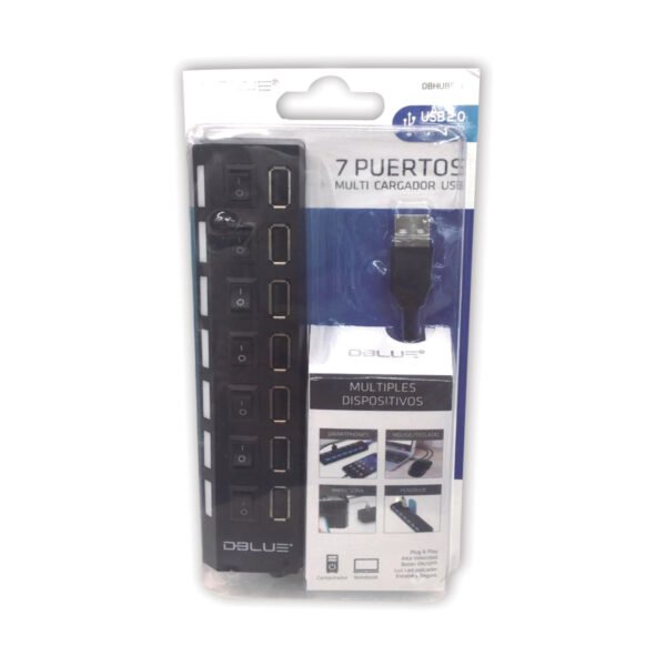 HUB 7 PUERTOS USB 2.0 - Imagen 5