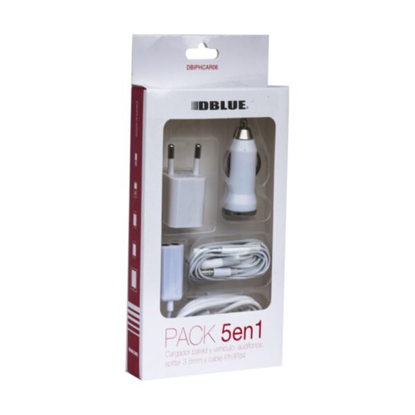 PACK 5 EN 1 DBLUE PARA IPHONE 3GS/4G/4S - Imagen 2