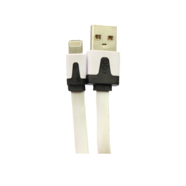 CABLE PLANO USB A LIGHTNING 100 CM APP WHITE