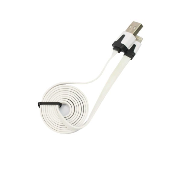 CABLE PLANO USB A LIGHTNING 100 CM APP WHITE - Imagen 2