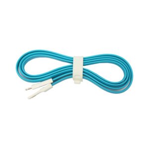 CABLE USB PLANO PARA IPHONE 5 /IPAD BLUE