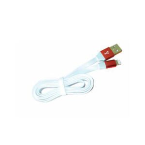 CABLE USB A LIGHTNING 100CM APP BICOLOR RED/ WHITE