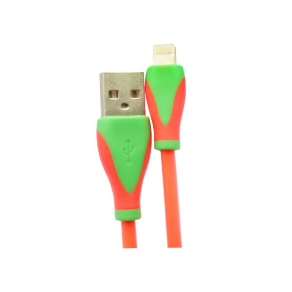 CABLE USB A LIGHTNING 100 CM APP. NEON ORANGE