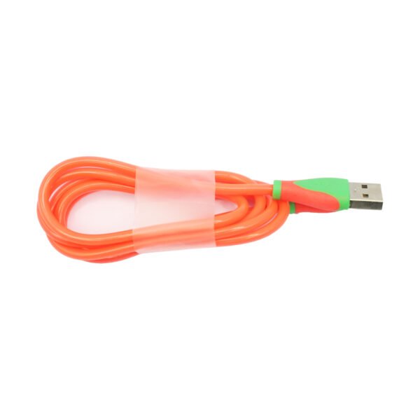 CABLE USB A LIGHTNING 100 CM APP. NEON ORANGE - Imagen 2