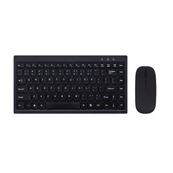 Teclados Y MOUSE INALAMBRICO  2.4GHZ USB BLACK