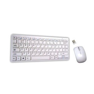Teclados Y MOUSE INALAMBRICO  2.4GHZ USB WHITE
