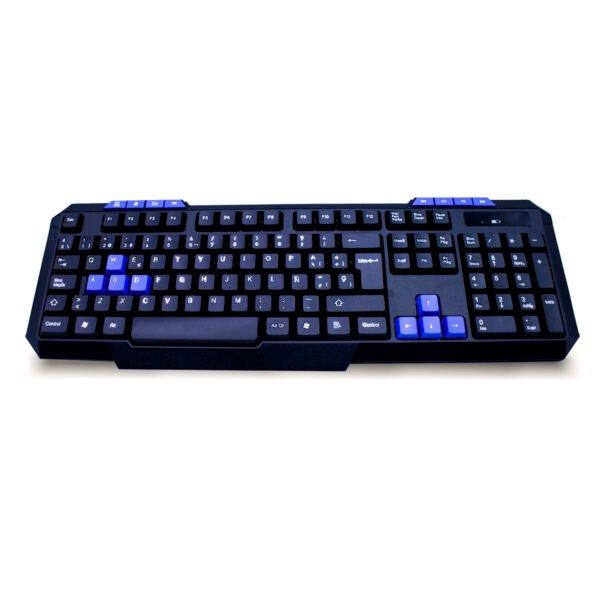 KIT TECLADO Y MOUSE INALAMBRICO  2.4GHZ USB WHITE - Imagen 3