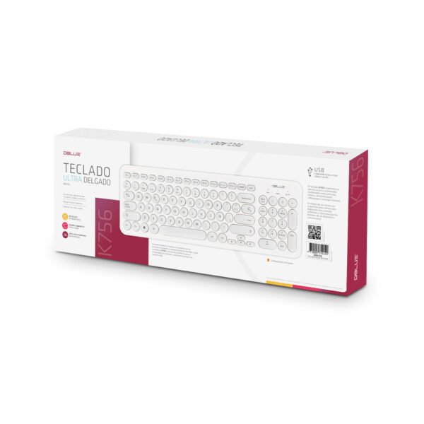 Teclados ULTRA DELGADO PARA PC. WHITE - Imagen 3