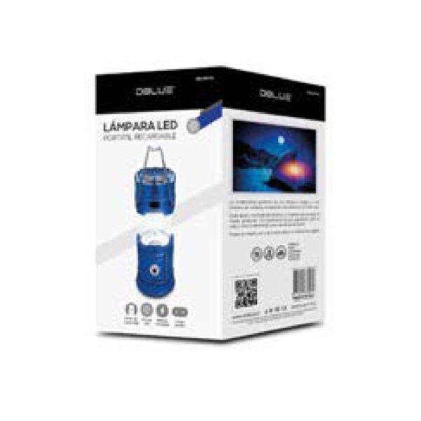 LAMPARA LED DE CAMPING CON VENTILADOR Y CONECTOR DE CARGA - Imagen 4