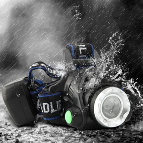 LINTERNA LED DE MINERO RECARGABLE, CAZA, TREKKING, CAMPING - Imagen 6