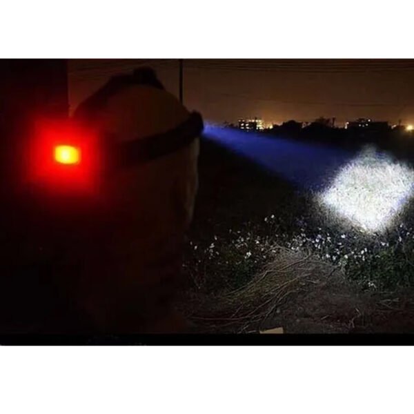 LINTERNA LED DE MINERO RECARGABLE, CAZA, TREKKING, CAMPING - Imagen 7