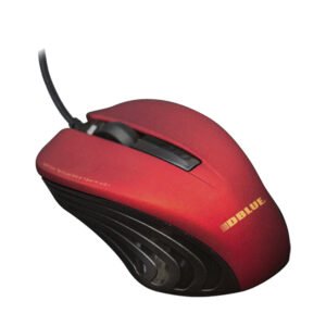 Mouse CON CABLE 800DPI USB -  RED/BLACK