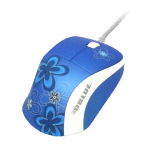Mouse CON CABLE 800DPI USB -  BLUE/WHITE