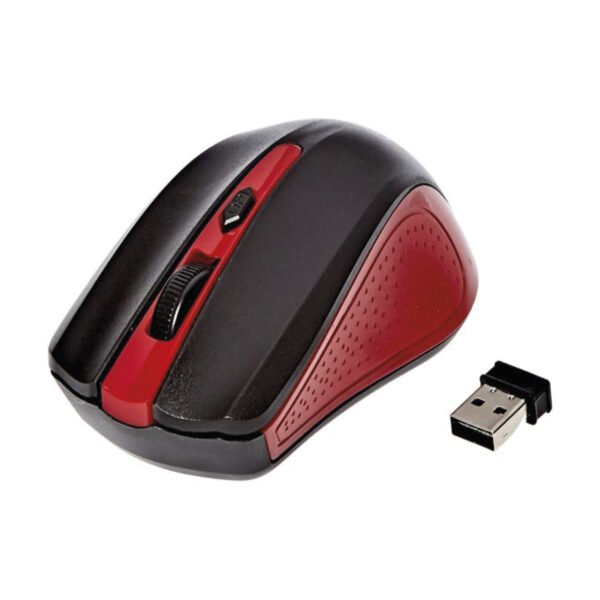 MOUSE INALAMBRICO OPTICO 3D, 1000 DPI, 2.4 GHZ, HASTA 10 MTS, DISEÑO ERGONOMICO. RED