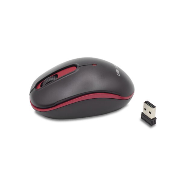 MOUSE OPTICO 3D, 1000 DPI, 2.4 GHZ, HASTA 10 MTS, DISEÑO ERGONOMICO, AHORRO DE BATERIA. RED