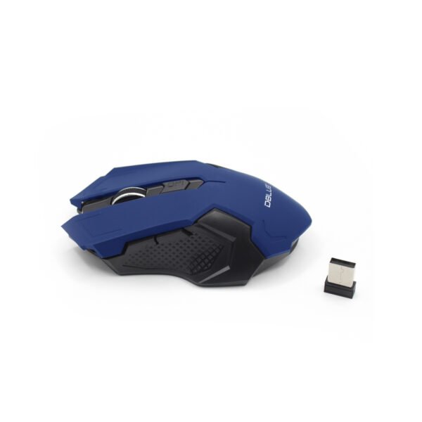 MOUSE OPTICO 3D, 1000 DPI, 2.4 GHZ, HASTA 10 MTS, DISEÑO ERGONOMICO, AHORRO DE BATERIA. BLUE