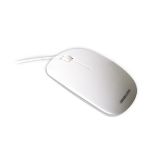 Mouse CABLE RETRACTIL OPTICO 800DPI USB TIPO MAC - WHITE