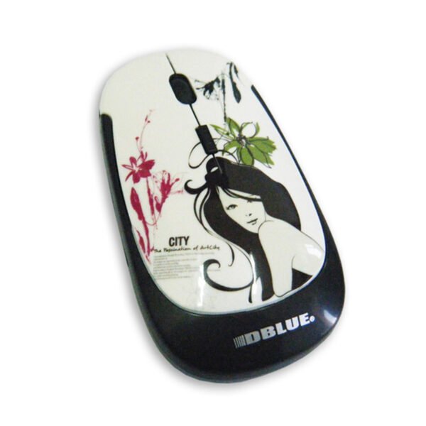 Mouse INALAMBRICO CON DISEÑO 2.4 GHZ 800DPI USB