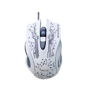 GAMING MOUSE CON SENSOR OPTICO DE LUZ LED, 3200 DPI