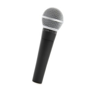 MICROFONO DINAMICO CARDIOIDE DBLUE, CLARO Y CALIDO, FILTRO ANTI-POP, CONEXION XLR, 50HZ-15KHZ.