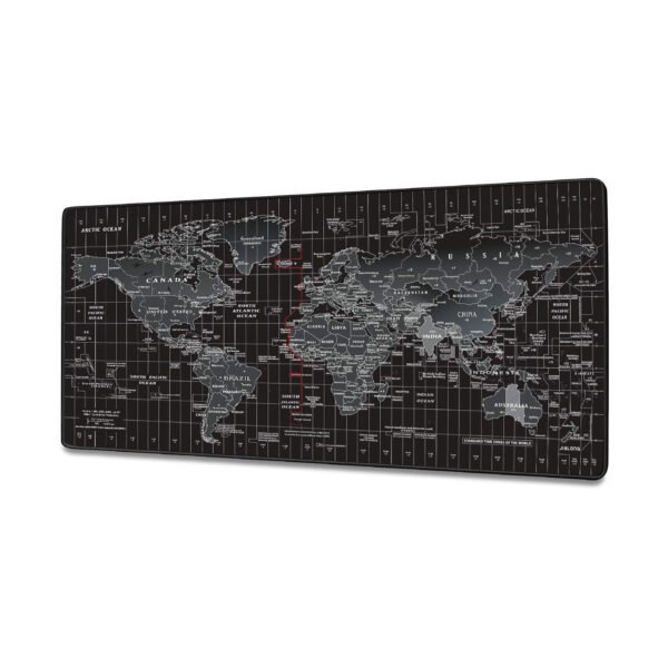 MOUSE PAD DBLUE DISEÑO MAPA MUNDO, GRAN TAMAÑO, IDEAL PARA JUEGOS Y TRABAJO. 900X400X3MM