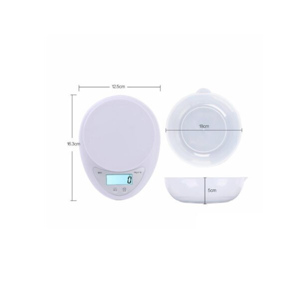 PESA DBLUE DIGITAL PARA COCINA HASTA 5 KG. - Imagen 5