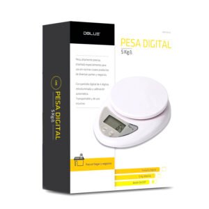 PESA DBLUE DIGITAL PARA COCINA HASTA 5 KG.
