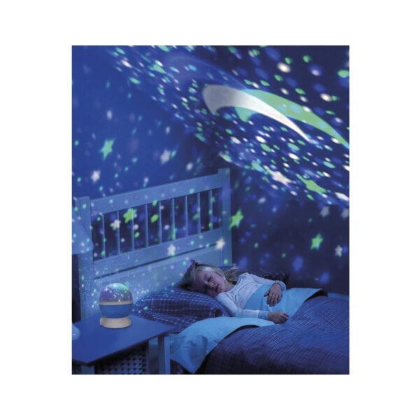 LUZ NOCTURNA CON PROYECCION DE ESTRELLAS. BLUE - Imagen 2