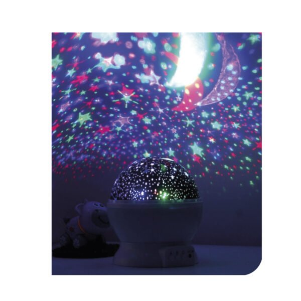 LUZ NOCTURNA CON PROYECCION DE ESTRELLAS. BLUE - Imagen 3