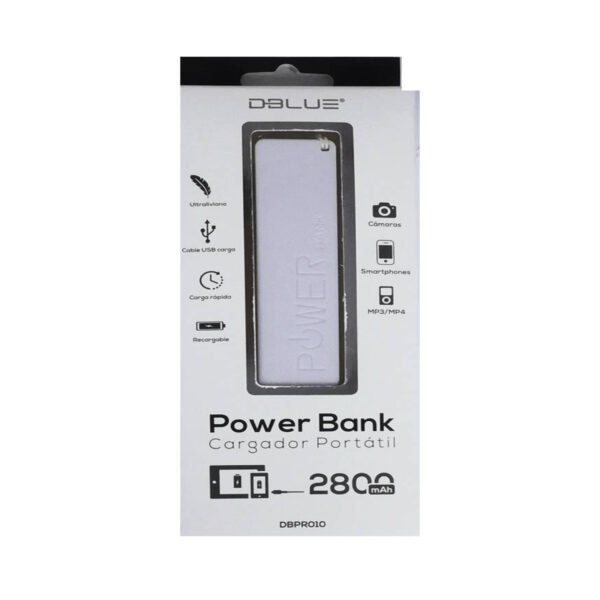 BATERIA PORTABLE DE 2400MAH PARA CELULARES/MP4/GPS COLOR GREEN - Imagen 2