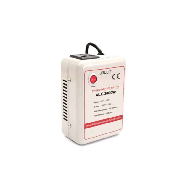 TRANSFORMADOR CORRIENTE DE 220V A 110V DE 2000 WATTS - Imagen 2