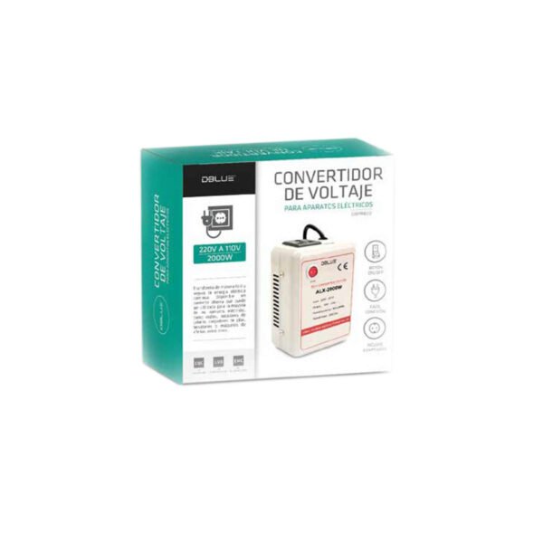 TRANSFORMADOR CORRIENTE DE 220V A 110V DE 2000 WATTS - Imagen 3