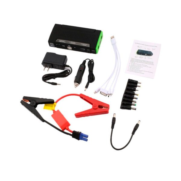 PARTIDOR AUTO JUMP STARTER BATERIA RESPALDO USB 12V 15000MAH - Imagen 6