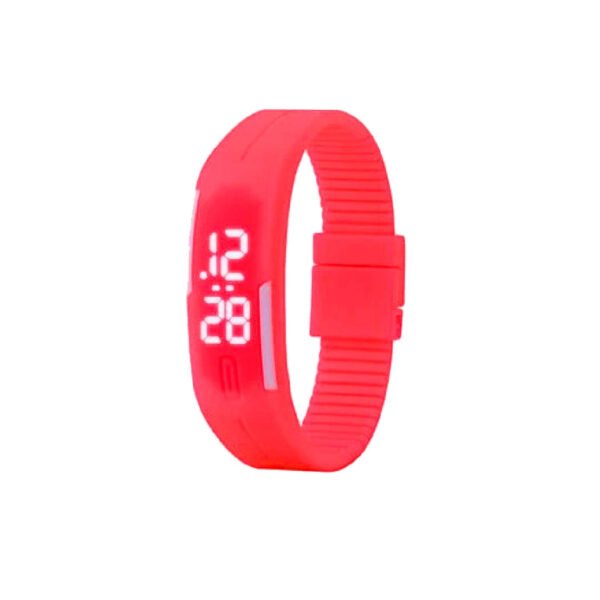 RELOJ LED DE SILICONA ULTRADELGADO. RED
