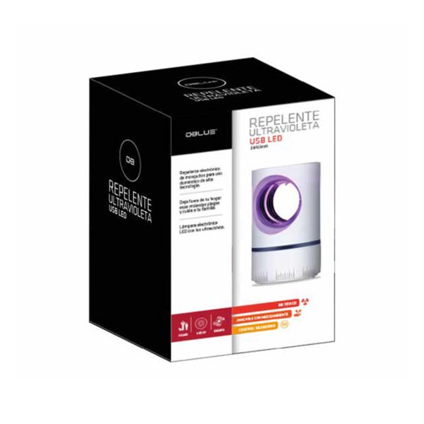 LÁMPARA UV MATA MOSQUITOS CON CONEXIO USB - Imagen 3