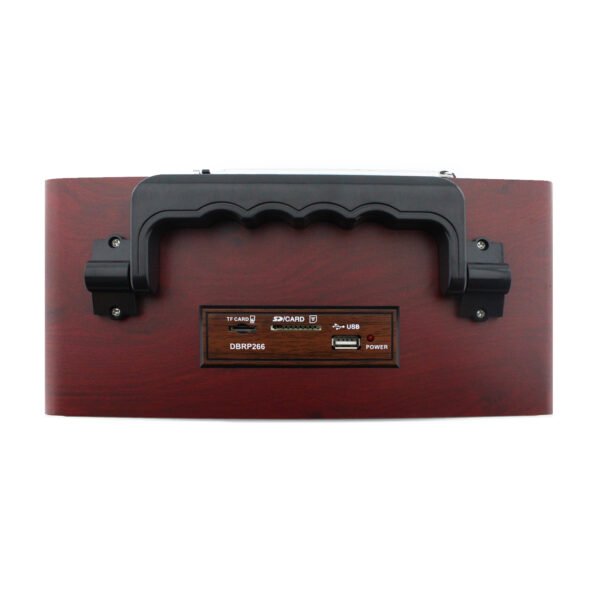 RADIO RETRO PORTATIL. BLUETOOTH/ FM/USB/SD/RECARGABLE. - Imagen 4