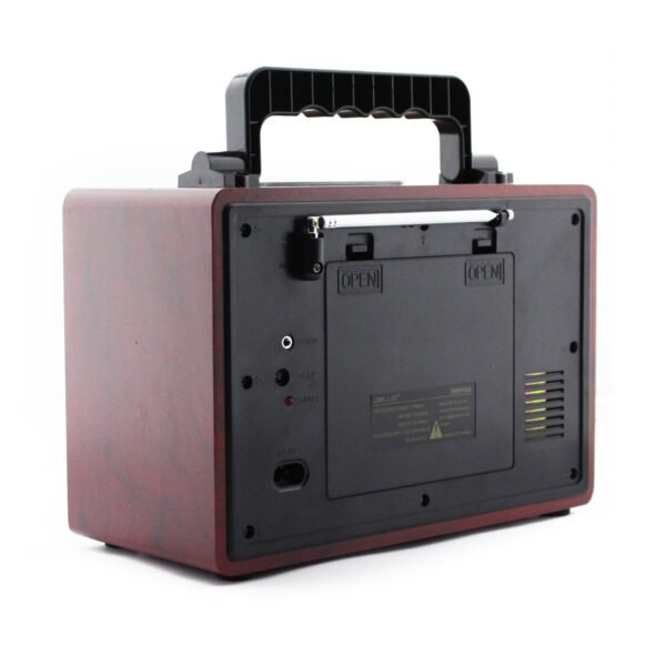 RADIO RETRO PORTATIL. BLUETOOTH/ FM/USB/SD/RECARGABLE. - Imagen 6