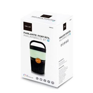 RADIO BLUETOOTH DBLUE, TARJETA TF, RADIO FM, RETROILUMINADO, BATERIA RECARGABLE, MANILLA TRANSPORTABLE, PANEL TOUCH.