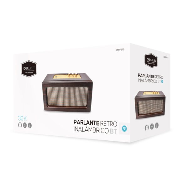 PARLANTE  RETRO PORTATIL. BLUETOOTH /USB / RECARGABLE. - Imagen 6