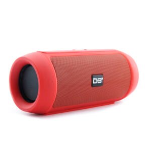 MINI BAZOOKA PORTABLE DBLUE BLUETOOTH/POWER BANK. RED