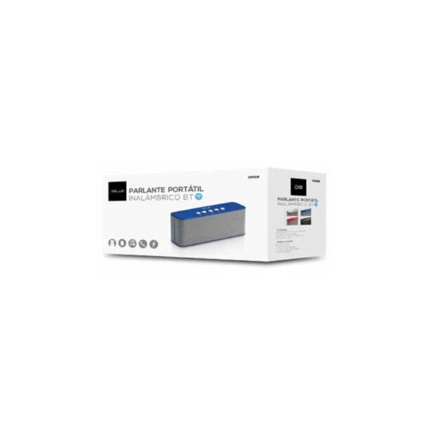 PARLANTE PORTABLE DBLUE CON BLUETOOTH /USB/SD/FM RADIO/AUX/ WHITE. - Imagen 2